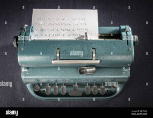 Perkins braille typewriter