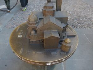 The next photo shows the left side of the tactile model.